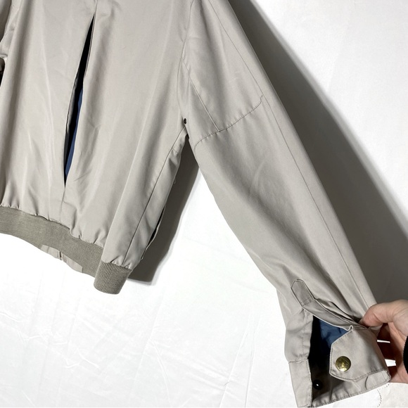 Vintage Pacific Trail Beige Lightweight Bomber Jacket M - Picture 10 of 13